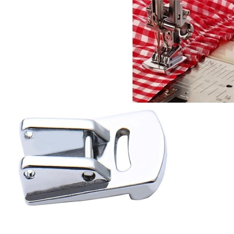 Double Gathering Snap On Presser Foot For All Type Automatic Domestic Sewing Machine USHA|BROTHER|SINGER etc Double Gathering Snap On Presser Foot For All Type Automatic Domestic Sewing Machine USHA|BROTHER|SINGER etc