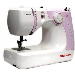 Usha Janome Marvela Pink With darning Plate