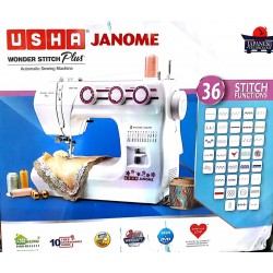 Usha Janome Wonder Stitch Plus With Hard Cover And More Advanced Features