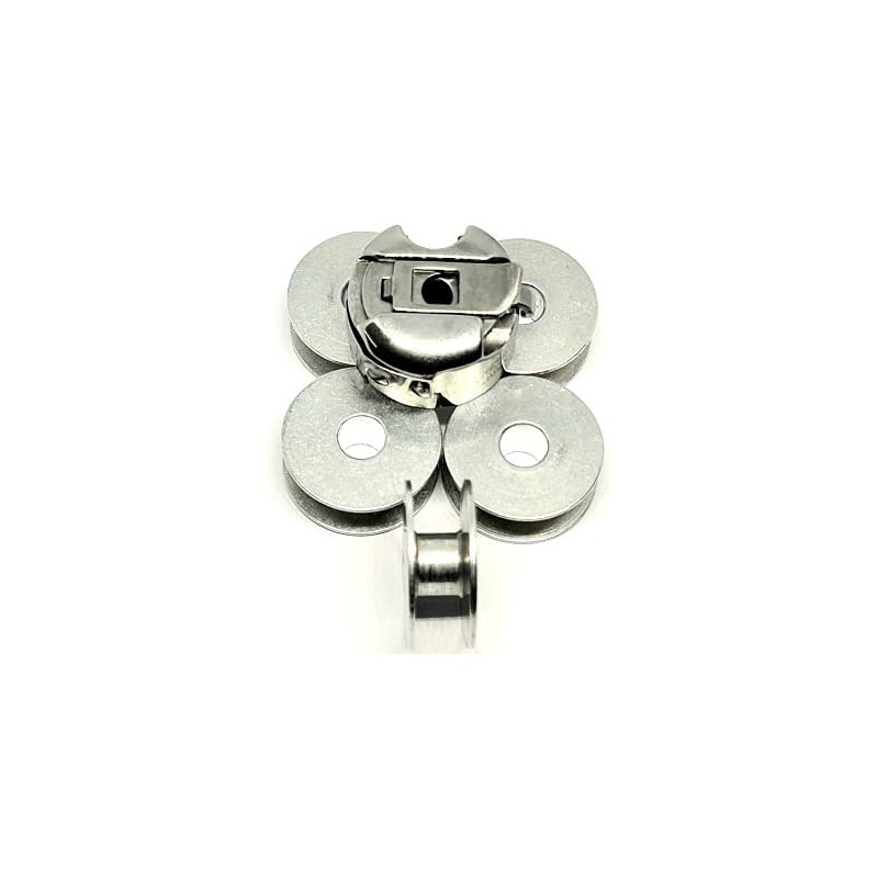 HAYA Bobbin case with Alumunium Bobbins for Industrial Sewing machines Compatible jack Juki Zoje Brother Power Direct drive