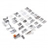 Imported 32 Sewing Machine Presser Foot Kit fit for Brother Singer Janome (Silver)