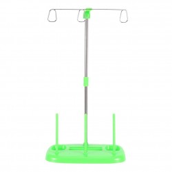 Cones Spool Stand, 3 Cones Embroidery Thread Holder Spool Stand for Household Sewing Machine, Sewing Machine Parts(Green)