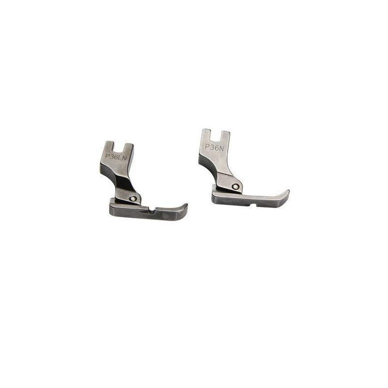 Cast Iron Unilateral Presser P36LN/P36N Industrial Flatcar Right Left Foot Zipper Sewing Machine Parts (Steel)