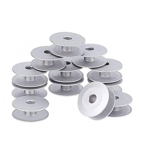 30pcs Aluminum Metal Bobbins for All Tailor, High Industrial Sewing Machine and Umbrella Sewing Machine Parts ✅