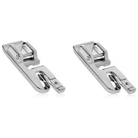 Steel Pico Snap-on Foot for All Automatic Sewing Machines 2 Pieces (Singer/Usha/Brother/Rajesh)