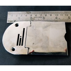 Folding Slide Needle Plate for Domestic Sewing Machines