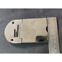 Folding Slide Needle Plate for Domestic Sewing Machines