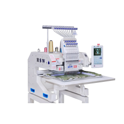 HSW 5G 1216 Single Head 12 Needle Commercial Fully Automatic Embroidery Machine