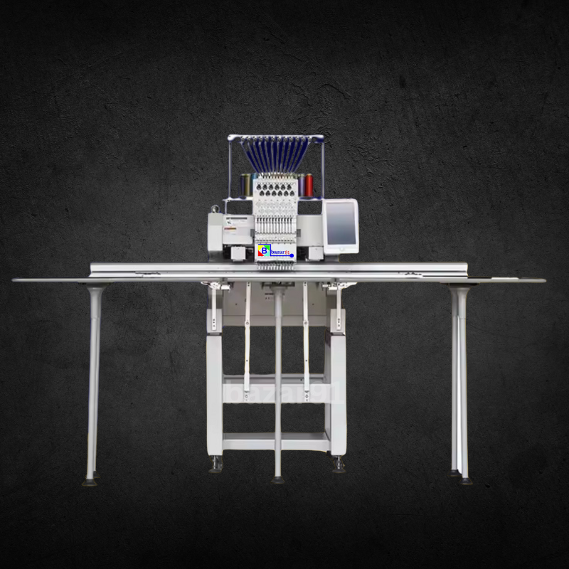 Bazar91 2048 Single Head 12 Needle Computerized Embroidery Machine